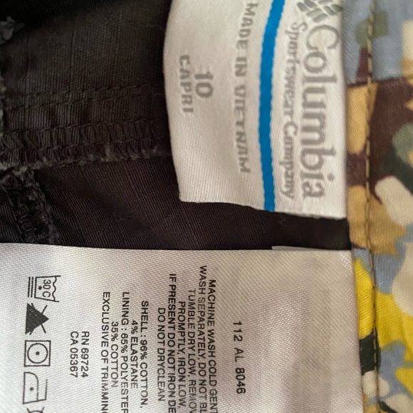 Columbia Capris - Picture 3 of 4